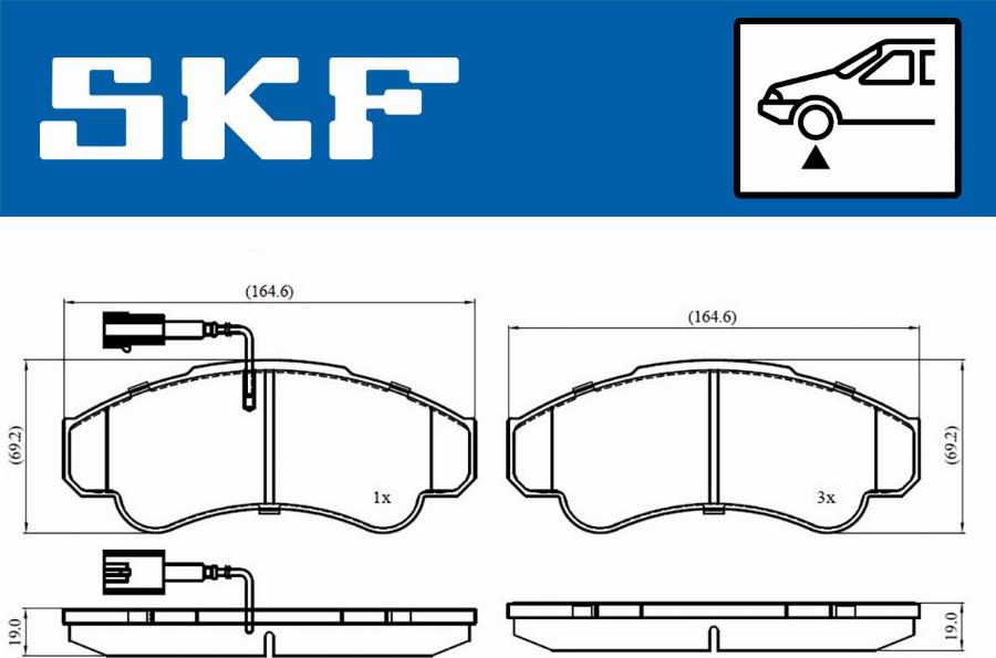 SKF VKBP 80441 E - Bremžu uzliku kompl., Disku bremzes ps1.lv