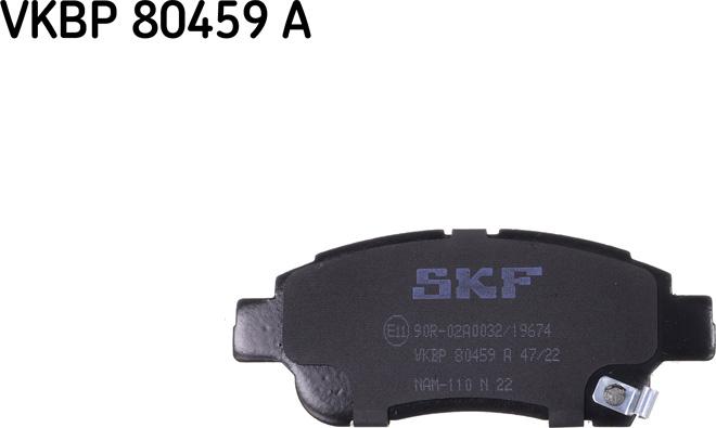 SKF VKBP 80459 A - Bremžu uzliku kompl., Disku bremzes ps1.lv