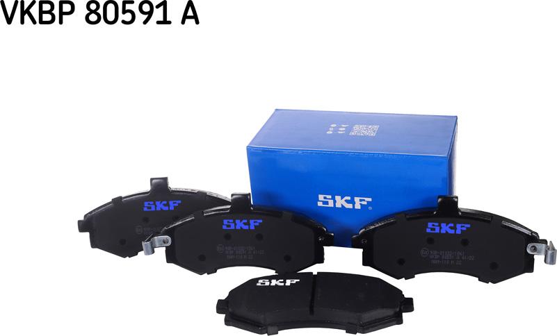 SKF VKBP 80591 A - Bremžu uzliku kompl., Disku bremzes ps1.lv