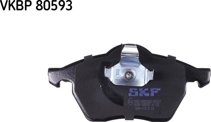 SKF VKBP 80593 - Bremžu uzliku kompl., Disku bremzes ps1.lv