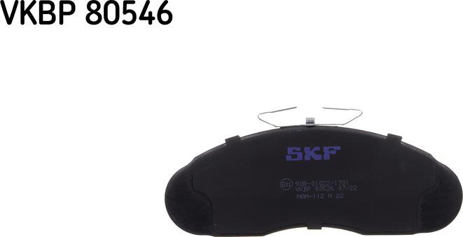 SKF VKBP 80546 A - Bremžu uzliku kompl., Disku bremzes ps1.lv