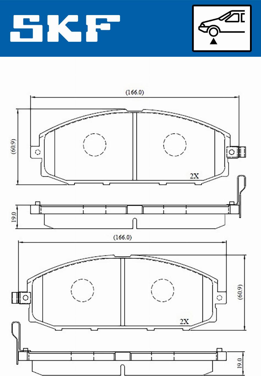 SKF VKBP 80509 A - Bremžu uzliku kompl., Disku bremzes ps1.lv