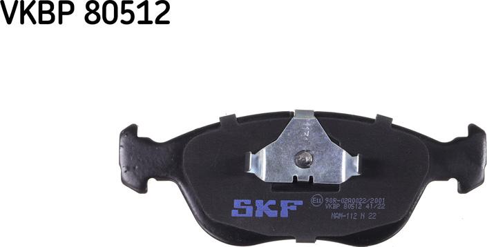 SKF VKBP 80512 - Bremžu uzliku kompl., Disku bremzes ps1.lv