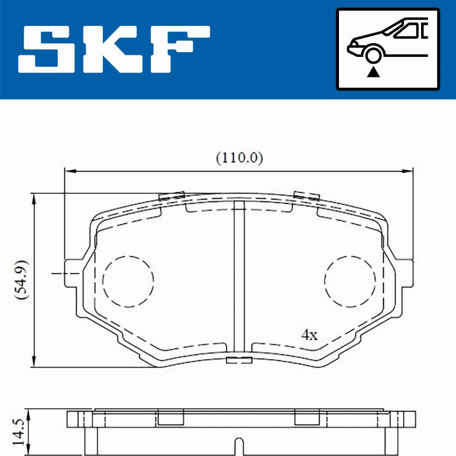 SKF VKBP 80531 A - Bremžu uzliku kompl., Disku bremzes ps1.lv