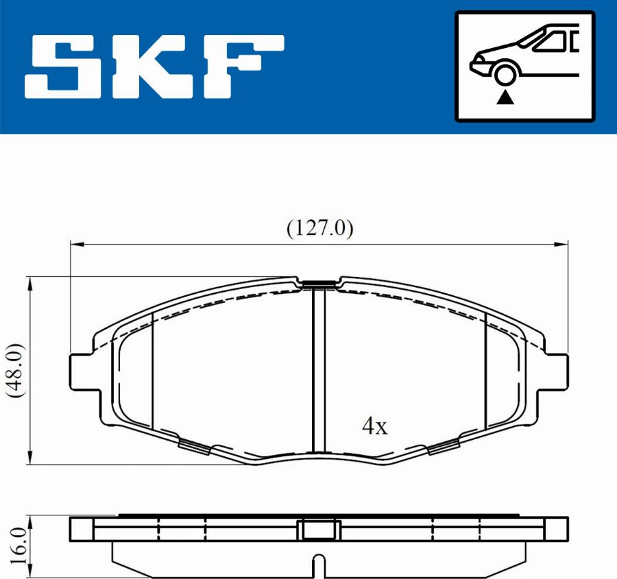 SKF VKBP 80532 - Bremžu uzliku kompl., Disku bremzes ps1.lv