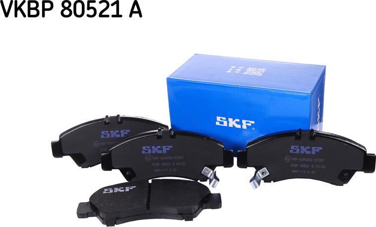 SKF VKBP 80521 A - Bremžu uzliku kompl., Disku bremzes ps1.lv