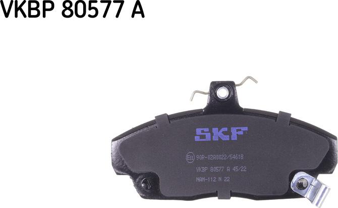 SKF VKBP 80577 A - Bremžu uzliku kompl., Disku bremzes ps1.lv