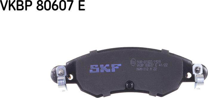 SKF VKBP 80607 E - Bremžu uzliku kompl., Disku bremzes ps1.lv