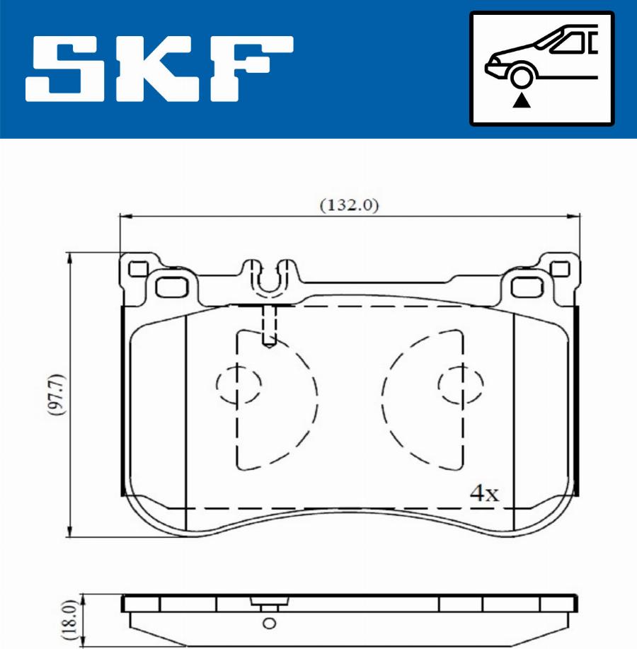 SKF VKBP 80631 - Bremžu uzliku kompl., Disku bremzes ps1.lv