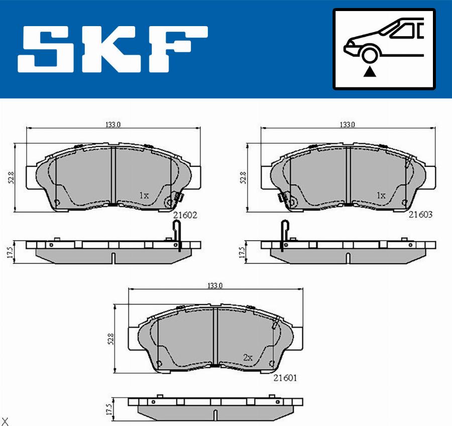 SKF VKBP 80638 A - Bremžu uzliku kompl., Disku bremzes ps1.lv