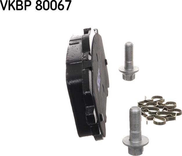 SKF VKBP 80067 - Bremžu uzliku kompl., Disku bremzes ps1.lv