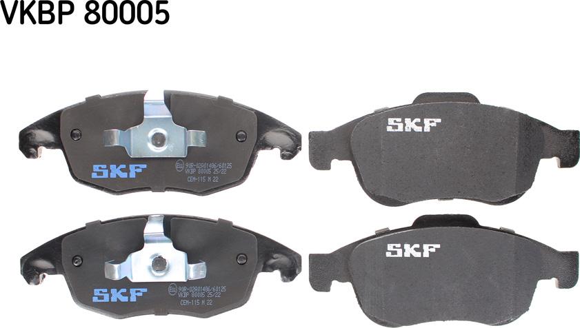 SKF VKBP 80005 - Bremžu uzliku kompl., Disku bremzes ps1.lv