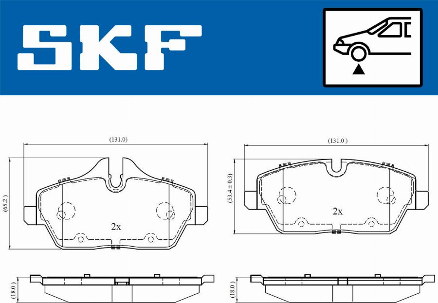 SKF VKBP 80079 - Bremžu uzliku kompl., Disku bremzes ps1.lv