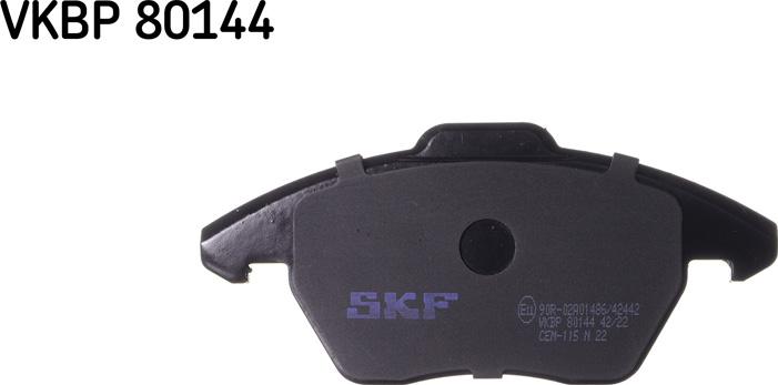 SKF VKBP 80144 - Bremžu uzliku kompl., Disku bremzes ps1.lv