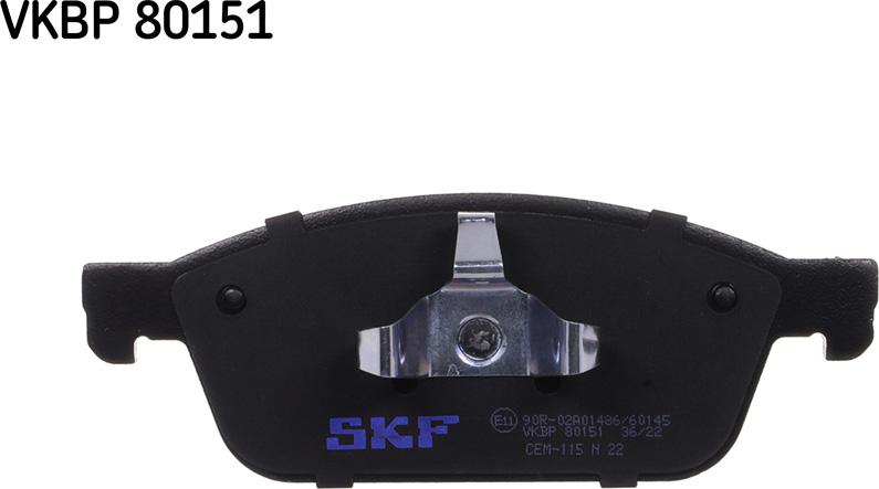 SKF VKBP 80151 - Bremžu uzliku kompl., Disku bremzes ps1.lv