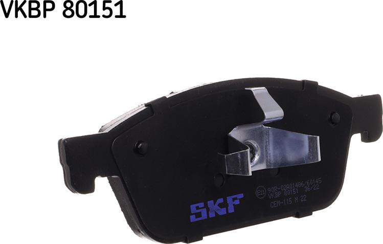 SKF VKBP 80151 - Bremžu uzliku kompl., Disku bremzes ps1.lv