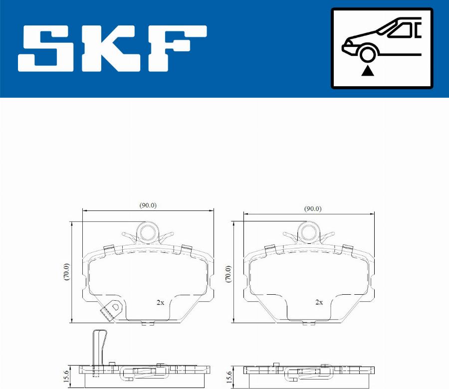 SKF VKBP 80111 A - Bremžu uzliku kompl., Disku bremzes ps1.lv