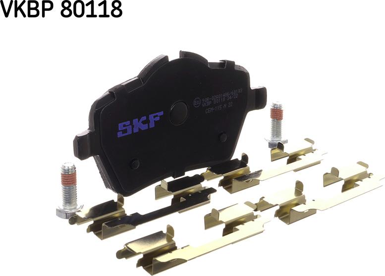 SKF VKBP 80118 - Bremžu uzliku kompl., Disku bremzes ps1.lv