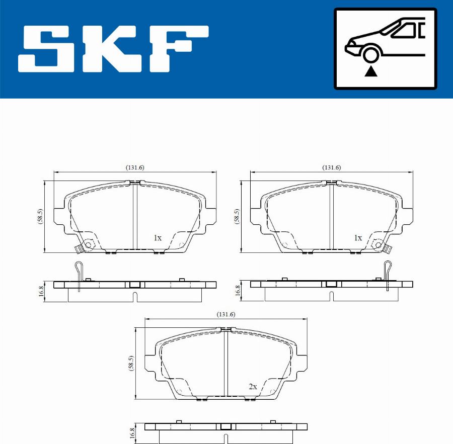 SKF VKBP 80895 A - Bremžu uzliku kompl., Disku bremzes ps1.lv