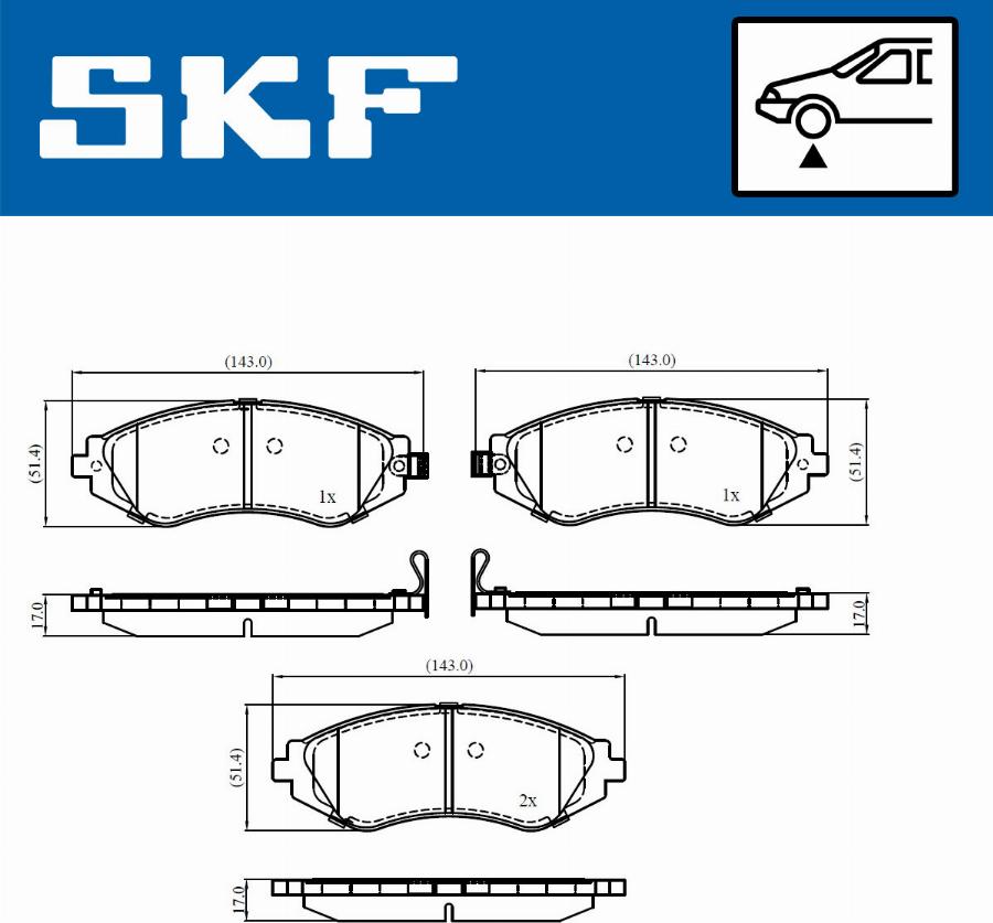 SKF VKBP 80865 A - Bremžu uzliku kompl., Disku bremzes ps1.lv