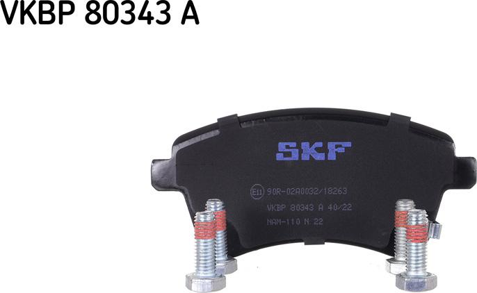 SKF VKBP 80343 A - Bremžu uzliku kompl., Disku bremzes ps1.lv