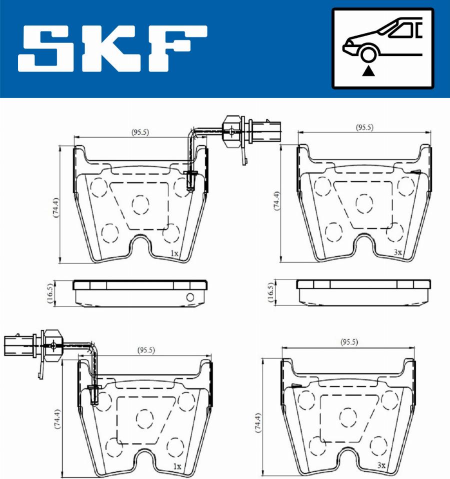 SKF VKBP 80369 E - Bremžu uzliku kompl., Disku bremzes ps1.lv