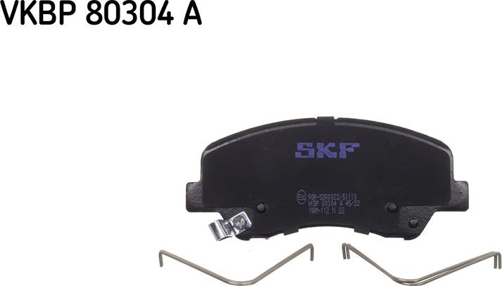 SKF VKBP 80304 A - Bremžu uzliku kompl., Disku bremzes ps1.lv