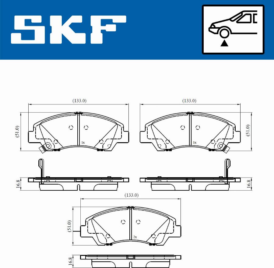 SKF VKBP 80386 A - Bremžu uzliku kompl., Disku bremzes ps1.lv