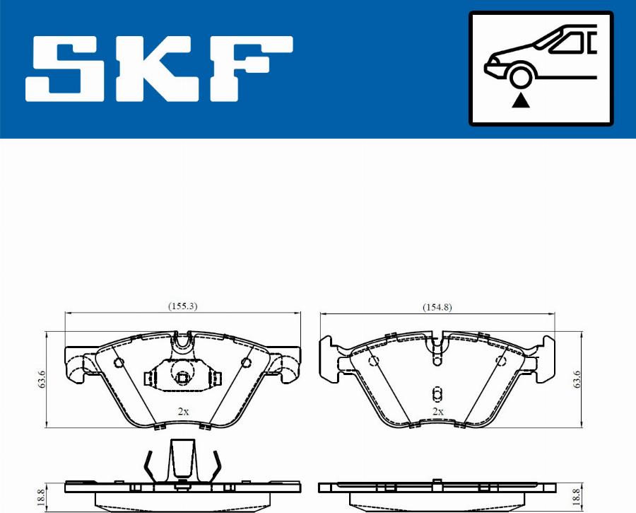 SKF VKBP 80246 - Bremžu uzliku kompl., Disku bremzes ps1.lv