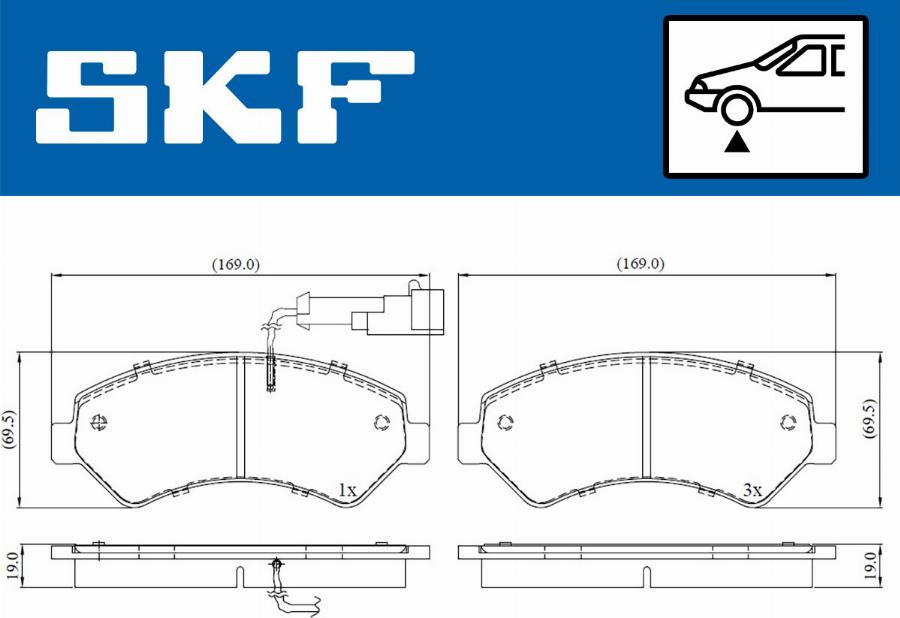 SKF VKBP 80210 E - Bremžu uzliku kompl., Disku bremzes ps1.lv