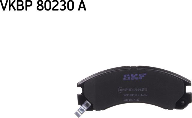 SKF VKBP 80230 A - Bremžu uzliku kompl., Disku bremzes ps1.lv
