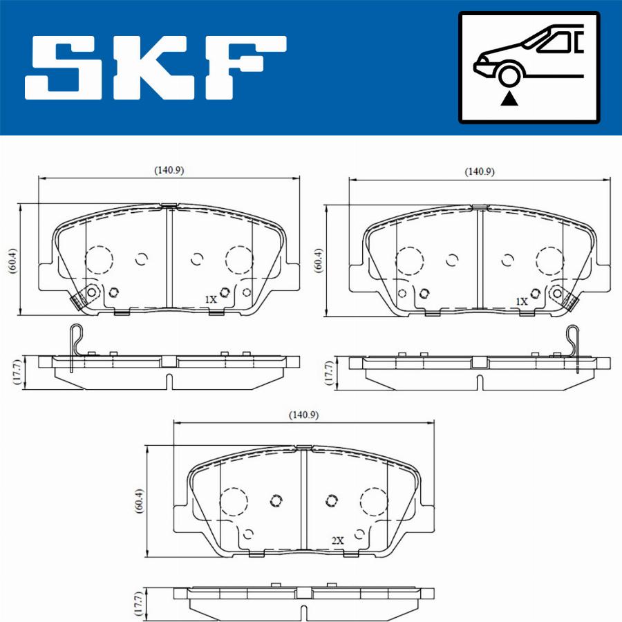 SKF VKBP 80228 A - Bremžu uzliku kompl., Disku bremzes ps1.lv