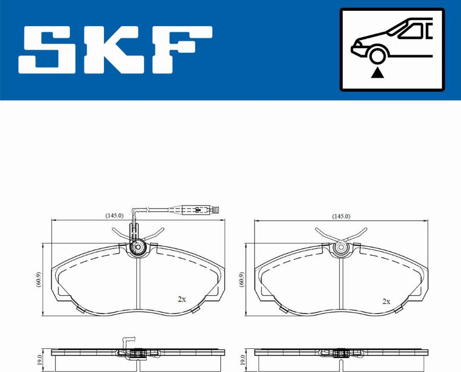 SKF VKBP 80795 E - Bremžu uzliku kompl., Disku bremzes ps1.lv