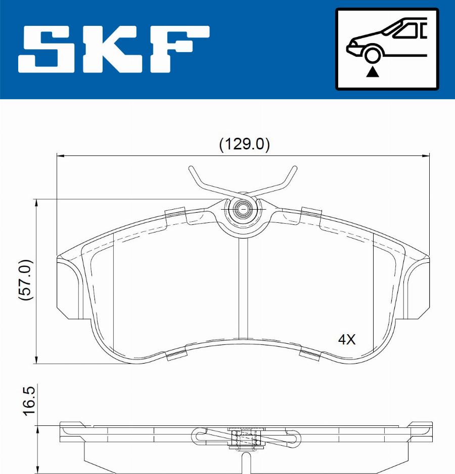 SKF VKBP 80726 - Bremžu uzliku kompl., Disku bremzes ps1.lv