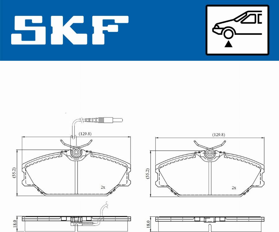 SKF VKBP 80779 E - Bremžu uzliku kompl., Disku bremzes ps1.lv