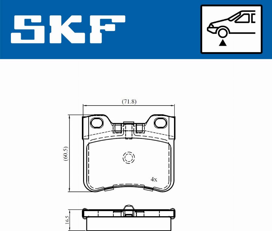 SKF VKBP 81013 - Bremžu uzliku kompl., Disku bremzes ps1.lv