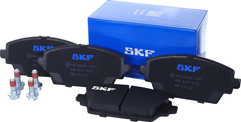 SKF VKBP 81017 - Bremžu uzliku kompl., Disku bremzes ps1.lv