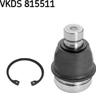 SKF VKDS 815511 - Balst / Virzošais šarnīrs ps1.lv