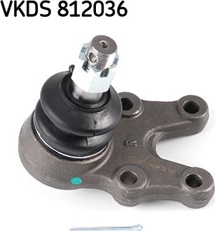 SKF VKDS 812036 - Balst / Virzošais šarnīrs ps1.lv