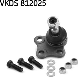 SKF VKDS 812025 - Balst / Virzošais šarnīrs ps1.lv