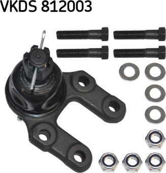 SKF VKDS 812003 - Balst / Virzošais šarnīrs ps1.lv