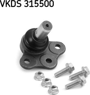 SKF VKDS 315500 - Balst / Virzošais šarnīrs ps1.lv