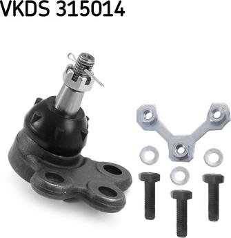 SKF VKDS 315014 - Balst / Virzošais šarnīrs ps1.lv