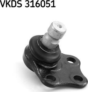 SKF VKDS 316051 - Balst / Virzošais šarnīrs ps1.lv