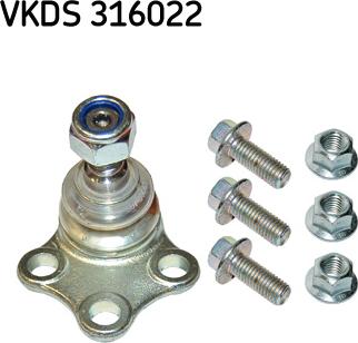 SKF VKDS 316022 - Balst / Virzošais šarnīrs ps1.lv