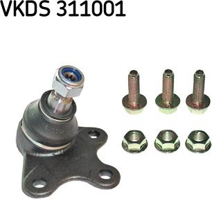 SKF VKDS 311001 - Balst / Virzošais šarnīrs ps1.lv