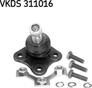 SKF VKDS 311016 - Balst / Virzošais šarnīrs ps1.lv