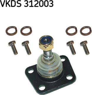 SKF VKDS 312003 - Balst / Virzošais šarnīrs ps1.lv