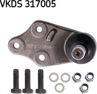 SKF VKDS 317005 - Balst / Virzošais šarnīrs ps1.lv