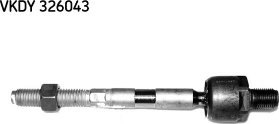 SKF VKDY 326043 - Aksiālais šarnīrs, Stūres šķērsstiepnis ps1.lv